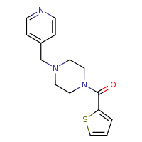 1-(pyridin-4-ylmethyl)-4-(thiophene-2-carbonyl)piperazine