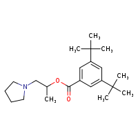 1-(pyrrolidin-1-yl)propan-2-yl 3,5-di-tert-butylbenzoate