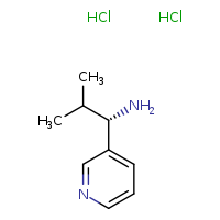 (1S)-2-methyl-1-(pyridin-3-yl)propan-1-amine dihydrochloride