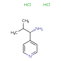 (1S)-2-methyl-1-(pyridin-4-yl)propan-1-amine dihydrochloride
