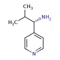 (1S)-2-methyl-1-(pyridin-4-yl)propan-1-amine
