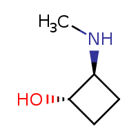 (1S,2S)-2-(methylamino)cyclobutan-1-ol