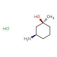 (1S,3R)-3-amino-1-methylcyclohexan-1-ol hydrochloride