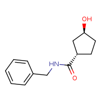 (1S,3S)-N-benzyl-3-hydroxycyclopentane-1-carboxamide