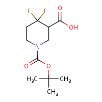 1-(tert-butoxycarbonyl)-4,4-difluoropiperidine-3-carboxylic acid