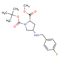 1-tert-butyl 2-methyl (2S,4S)-4-{[(4-fluorophenyl)methyl]amino}pyrrolidine-1,2-dicarboxylate