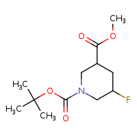 1-tert-butyl 3-methyl 5-fluoropiperidine-1,3-dicarboxylate