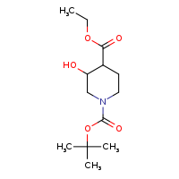 1-tert-butyl 4-ethyl 3-hydroxypiperidine-1,4-dicarboxylate
