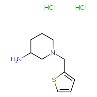 1-(thiophen-2-ylmethyl)piperidin-3-amine dihydrochloride