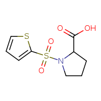 1-(thiophene-2-sulfonyl)pyrrolidine-2-carboxylic acid