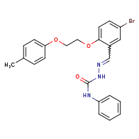 1-[(Z)-({5-bromo-2-[2-(4-methylphenoxy)ethoxy]phenyl}methylidene)amino]-3-phenylurea