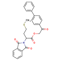 2-{[1,1'-biphenyl]-4-yl}-2-oxoethyl 2-(1,3-dioxoisoindol-2-yl)-4-(methylsulfanyl)butanoate