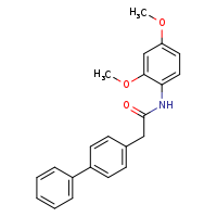 2-{[1,1'-biphenyl]-4-yl}-N-(2,4-dimethoxyphenyl)acetamide