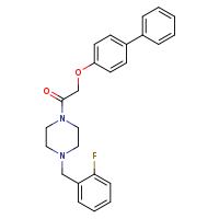 2-{[1,1'-biphenyl]-4-yloxy}-1-{4-[(2-fluorophenyl)methyl]piperazin-1-yl}ethanone