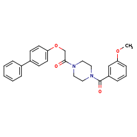 2-{[1,1'-biphenyl]-4-yloxy}-1-[4-(3-methoxybenzoyl)piperazin-1-yl]ethanone