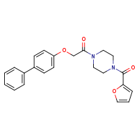 2-{[1,1'-biphenyl]-4-yloxy}-1-[4-(furan-2-carbonyl)piperazin-1-yl]ethanone