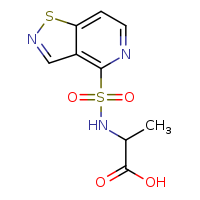 2-{[1,2]thiazolo[4,5-c]pyridine-4-sulfonamido}propanoic acid