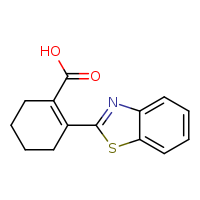 2-(1,3-benzothiazol-2-yl)cyclohex-1-ene-1-carboxylic acid