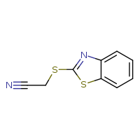 2-(1,3-benzothiazol-2-ylsulfanyl)acetonitrile