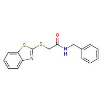 2-(1,3-benzothiazol-2-ylsulfanyl)-N-benzylacetamide