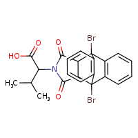 2-{1,8-dibromo-16,18-dioxo-17-azapentacyclo[6.6.5.0²,?.0?,¹?.0¹?,¹?]nonadeca-2(7),3,5,9(14),10,12-hexaen-17-yl}-3-methylbutanoic acid