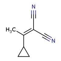 2-(1-cyclopropylethylidene)propanedinitrile