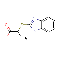 2-(1H-1,3-benzodiazol-2-ylsulfanyl)propanoic acid