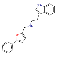 [2-(1H-indol-3-yl)ethyl][(5-phenylfuran-2-yl)methyl]amine