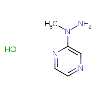 2-(1-methylhydrazin-1-yl)pyrazine hydrochloride