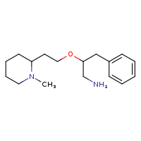 2-[2-(1-methylpiperidin-2-yl)ethoxy]-3-phenylpropan-1-amine