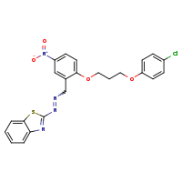 2-[2-({2-[3-(4-chlorophenoxy)propoxy]-5-nitrophenyl}methyl)diazen-1-yl]-1,3-benzothiazole