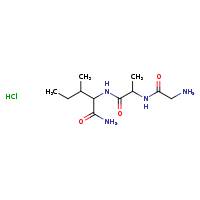 2-[2-(2-aminoacetamido)propanamido]-3-methylpentanamide hydrochloride