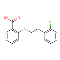 2-{[2-(2-chlorophenyl)ethyl]sulfanyl}benzoic acid
