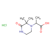 2-(2,2-dimethyl-3-oxopiperazin-1-yl)propanoic acid hydrochloride