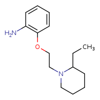 2-[2-(2-ethylpiperidin-1-yl)ethoxy]aniline