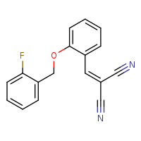 2-({2-[(2-fluorophenyl)methoxy]phenyl}methylidene)propanedinitrile