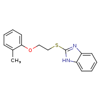 2-{[2-(2-methylphenoxy)ethyl]sulfanyl}-1H-1,3-benzodiazole