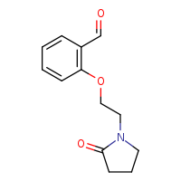 2-[2-(2-oxopyrrolidin-1-yl)ethoxy]benzaldehyde