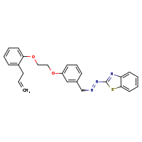 2-{2-[(3-{2-[2-(prop-2-en-1-yl)phenoxy]ethoxy}phenyl)methyl]diazen-1-yl}-1,3-benzothiazole