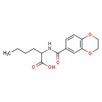 2-(2,3-dihydro-1,4-benzodioxin-6-ylformamido)hexanoic acid
