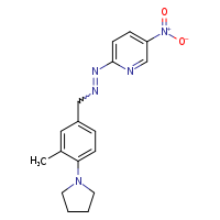2-(2-{[3-methyl-4-(pyrrolidin-1-yl)phenyl]methyl}diazen-1-yl)-5-nitropyridine