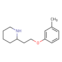 2-[2-(3-methylphenoxy)ethyl]piperidine