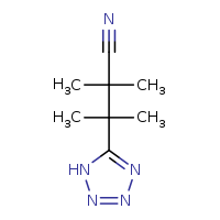2,2,3-trimethyl-3-(1H-1,2,3,4-tetrazol-5-yl)butanenitrile