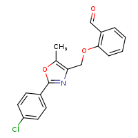 2-{[2-(4-chlorophenyl)-5-methyl-1,3-oxazol-4-yl]methoxy}benzaldehyde