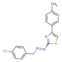 2-{2-[(4-chlorophenyl)methyl]diazen-1-yl}-4-(4-methylphenyl)-1,3-thiazole