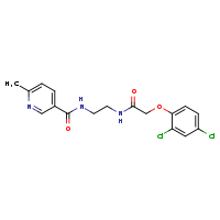 2-(2,4-dichlorophenoxy)-N-{2-[(6-methylpyridin-3-yl)formamido]ethyl}acetamide