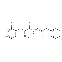 2-(2,4-dichlorophenoxy)-N'-[(2E)-1-phenylpropan-2-ylidene]propanehydrazide