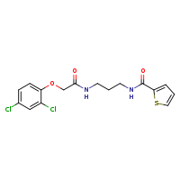 2-(2,4-dichlorophenoxy)-N-[3-(thiophen-2-ylformamido)propyl]acetamide