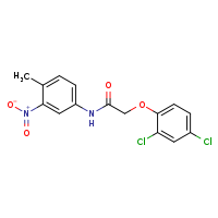 2-(2,4-dichlorophenoxy)-N-(4-methyl-3-nitrophenyl)acetamide