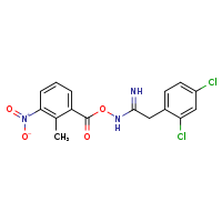 2-(2,4-dichlorophenyl)ethanimidamido 2-methyl-3-nitrobenzoate